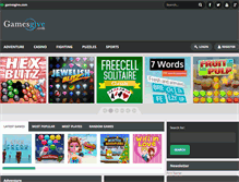 Tablet Screenshot of gamesgive.com